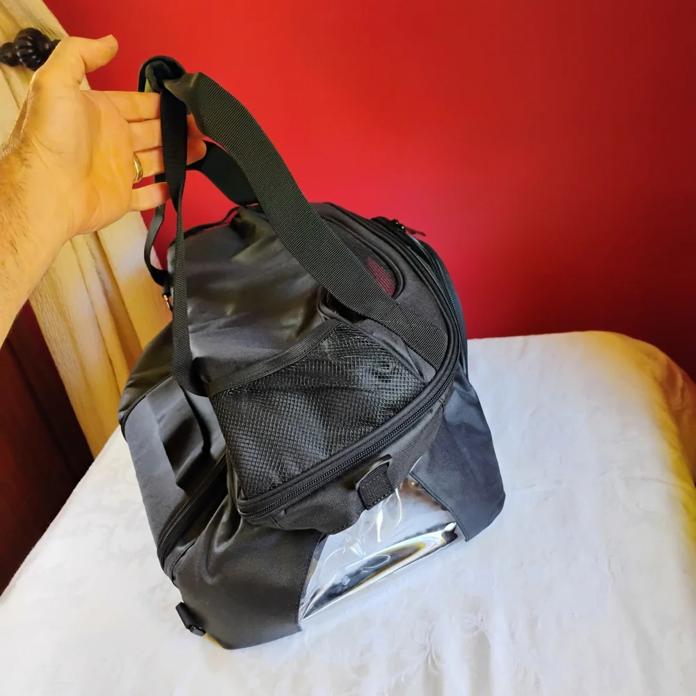 Portable Black Pet Carrier